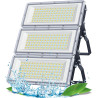 Projecteur LED Extérieur 300W, 3 en 1 30000LM 6500K Spot Exterieur | IP67 Imperméable Luminaire Exterieur, 85-265V Lampe LED Ext