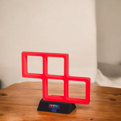 Tetris rouge neon light