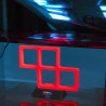 Tetris rouge neon light