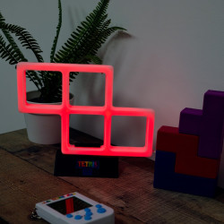 Tetris rouge neon light