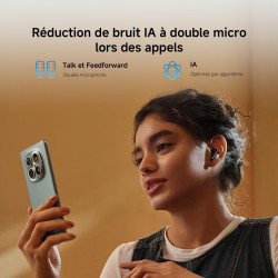 Xiaomi rougemi buds 8 active - écouteurs bluetooth sans fil, semi-intra-auriculaire, haut-parleur de 14,2 mm avec des basses pui