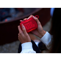 Jbl go 5, enceinte bleutooth ultra‑portable, étanche, rouge | puissant jbl pro sound, airtouch pairing, auracast, éclairage ambi