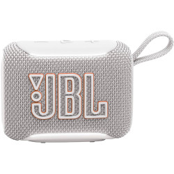 Jbl go 5, enceinte bleutooth ultra‑portable, étanche, blanc | puissant jbl pro sound, airtouch pairing, auracast, éclairage ambi