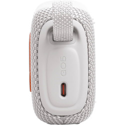 Jbl go 5, enceinte bleutooth ultra‑portable, étanche, blanc | puissant jbl pro sound, airtouch pairing, auracast, éclairage ambi