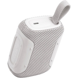 Jbl go 5, enceinte bleutooth ultra‑portable, étanche, blanc | puissant jbl pro sound, airtouch pairing, auracast, éclairage ambi