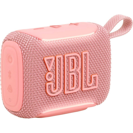 Jbl go 5, enceinte bleutooth ultra‑portable, étanche, rose | puissant jbl pro sound, airtouch pairing, auracast, éclairage ambie