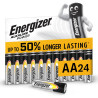 Energizer Alkaline Power Piles AA (Lot de 24) - Mignon LR6 Alcaline 1,5 V - Énergie Longue durée - Idéales pour Les appareils du