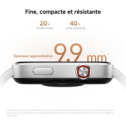 Xiaomi rougemi watch 6, montre connectée homme femme, amoled 2.07'', suivi du sport et fitness, 150+ modes de sport, jusqu'à 24 