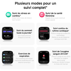 Xiaomi rougemi watch 6, montre connectée homme femme, amoled 2.07'', suivi du sport et fitness, 150+ modes de sport, jusqu'à 24 