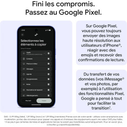 Google Pixel 10a – Sept Ans de mises à Jour et de Nouvelles fonctionnalités, Plus de 30 Heures d'autonomie, Coach Photo, Gemini 
