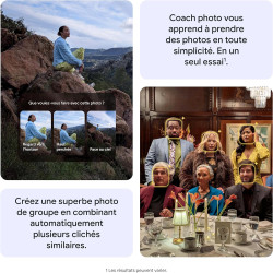 Google Pixel 10a – Sept Ans de mises à Jour et de Nouvelles fonctionnalités, Plus de 30 Heures d'autonomie, Coach Photo, Gemini 
