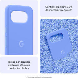 Google Pixel 10a – 7 Ans de Pixel Drops, Plus de 30 Heures d'autonomie, Coach Photo, Gemini Live – Brume, 256GB + Coque Pixel 10