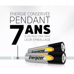 Energizer Alkaline Power Piles AAA (Lot de 32) - Micro LR03 Alcalines 1,5 V - Énergie Longue durée - Idéales pour Les appareils 
