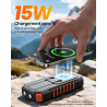 A ADDTOP Chargeur Solaire Power Bank Batterie Externe pour téléphone et Tablette