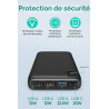 A ADDTOP Batterie Externe - 22.5W Power Bank Charge Rapide- Batterie Portable Power avec Ecran LED, 3 USB-A Sortie & 1 USB-C Sor