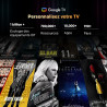 Metz 32 pouces (80 cm) smart tv google television led, gen 6 qled +, hdr 10 dolby audio bleutooth 5,1 eyecare tuner dvb-t/t2/c/s