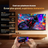 Metz 32 pouces (80 cm) smart tv google television led, gen 6 qled +, hdr 10 dolby audio bleutooth 5,1 eyecare tuner dvb-t/t2/c/s