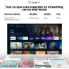 Metz Portable Smart TV 32 Pouces (80 cm), QLED, Google Television HDR 10 Haut-parleurs Puissants DBX TV Dolby Audio Chromecast C