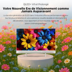 Metz Portable Smart TV 32 Pouces (80 cm), QLED, Google Television HDR 10 Haut-parleurs Puissants DBX TV Dolby Audio Chromecast C