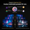 Metz 43 pouces (108 cm) smart tv fhd google television led, gen 6 qled +, hdr 10 dolby audio bleutooth 5,1 eyecare tuner dvb-t/t
