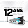 Piles alcalines AAA Energizer Max Plus, Pack de X