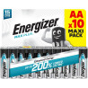 Piles alcalines AA Energizer Max Plus, Pack de X