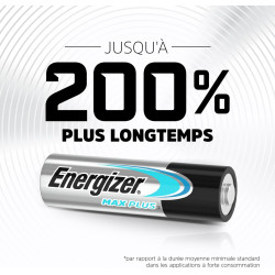 Piles alcalines AA Energizer Max Plus, Pack de X