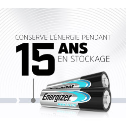 Piles alcalines AA Energizer Max Plus, Pack de X