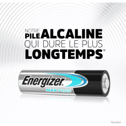 Piles alcalines AA Energizer Max Plus, Pack de X