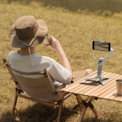 DJI Nacelle intelligente Osmo Mobile SE pour téléphone à 3 axes, portable et pliable, Android et iPhone avec ShotGuides, nacelle