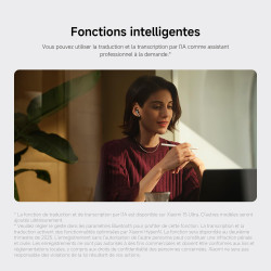 Xiaomi rougemi buds 5 pro, écouteurs avec réduction du bruit, jusqu’à 38 heures d'autonomie, son spatial immersif, nouveau desig