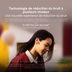 Xiaomi rougemi buds 6 pro – écouteurs bluetooth intra-auriculaires, anc 55db, audio dimensionnel, hi-res/ldac, 9.5h+36h autonomi