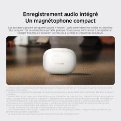 Xiaomi rougemi buds 5 pro, écouteurs avec réduction du bruit, jusqu’à 38 heures d'autonomie, son spatial immersif, nouveau desig