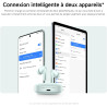 Xiaomi rougemi buds 6: casque sans fil bluetooth,ecouteurs bluetooth,intra-auriculaire,conducteurs à double,son immersif,réducti