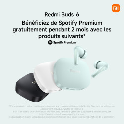 Xiaomi rougemi buds 6: casque sans fil bluetooth,ecouteurs bluetooth, intra-auriculaire,conducteurs à double,son immersif,réduct