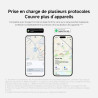 Xiaomi smart tag, compatible apple find my et google android find hub, traqueur bleutooth pour clés, bagages, sac, portefeuille 