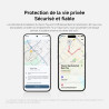 Xiaomi smart tag, compatible apple find my et google android find hub, traqueur bleutooth pour clés, bagages, sac, portefeuille 