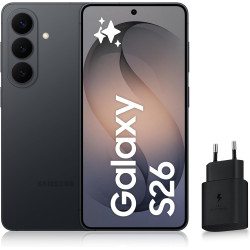 Samsung Galaxy S26, Smartphone Android 5G avec Galaxy AI, 256 Go, Chargeur Secteur Rapide 25W Inclus, Smartphone déverrouillé, N