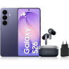 Samsung Galaxy S26, avec Galaxy AI, 256 Go, Violet Galaxy Buds4 Pro, Noir, Chargeurs secteurs Rapides 25W Inclus, Version FR