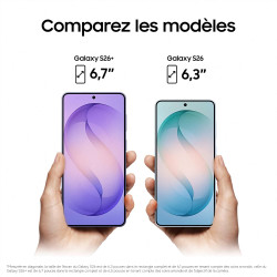 Samsung Galaxy S26, Smartphone Android 5G avec Galaxy AI, 512 Go, Chargeur Secteur Rapide 25W Inclus, Smartphone déverrouillé, B