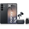 Samsung Galaxy S26, avec Galaxy AI, 512 Go, Noir Galaxy Buds4 Pro, Noir, Chargeurs secteurs Rapides 25W Inclus, Version FR