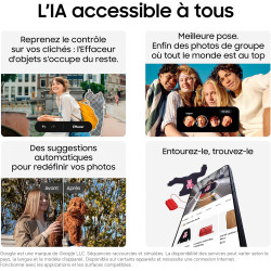 Samsung Galaxy A57 5G, Smartphone Android 5G avec l'IA Accessible à Tous, 128 Go, RAM 8 Go, Chargeur Secteur Rapide 25W Inclus, 