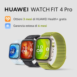 HUAWEI Watch FIT 4 Pro Montre connectée, + Freebuds SE 2 Blanc, 1.82" Écran en Saphir, Bordure en Alliage de Titane, 9,3 mm épai