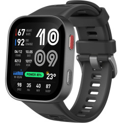 Amazfit Bip Max 50 mm Montre Connectée, Écran AMOLED 2,07", Autonomie 20 Jours, GPS & Cartes, 4 Go Stockage, Tracker d’Activité 