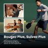 Amazfit Bip Max 50 mm Montre Connectée, Écran AMOLED 2,07", Autonomie 20 Jours, GPS & Cartes, 4 Go Stockage, Tracker d’Activité 
