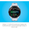 Garmin Forerunner 265 Montre intelligente de course à pied, affichage AMOLED coloré, mesures d'entraînement et informations de r