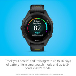 Garmin Forerunner 265S Montre Connectée de Course, Écran AMOLED Coloré, Métriques d'entraînement et Informations de Récupération