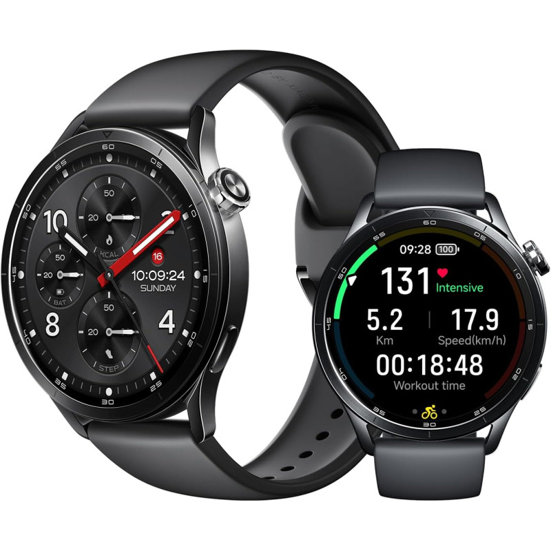 XIAOMI Watch S5 46mm, Montre connectée Homme/Femme,AMOLED 1,48",Tracker d’activité avec fréquence Cardiaque et Sommeil,21 Jours 