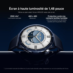 XIAOMI Watch S5 46mm,Montre connectée Homme/Femme,AMOLED 1,48",Tracker d’activité avec fréquence Cardiaque et Sommeil,21 Jours d