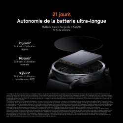 XIAOMI Watch S5 46mm,Montre connectée Homme/Femme,AMOLED 1,48",Tracker d’activité avec fréquence Cardiaque et Sommeil,21 Jours d